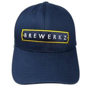 Brewerkz Est. 1997 In Singapore Strapback Hat Blue One Size Embroidered